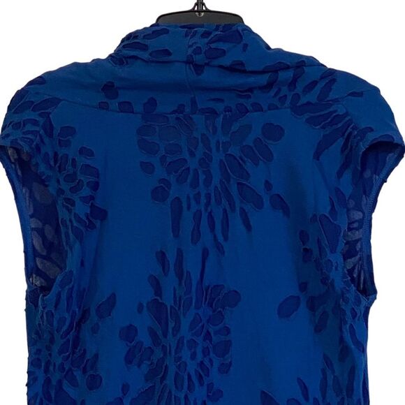 Kial BlueRazor Cut Cowl Neck Sleeveless Tunic Top Sz M - Picture 5 of 11